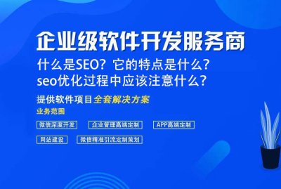  什麼是SEO？它的特點是什麼？  seo優化過程中(zhōng)應該注意什麼？