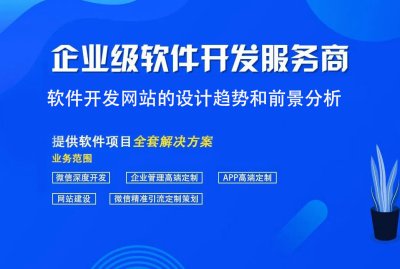 軟件開發網站(zhàn)的設計趨勢和(hé)前景分析