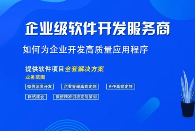 如(rú)何為企業(yè)開發高質量應用程序