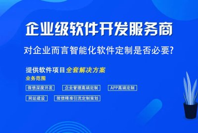 對企業(yè)而言智能化軟件定制是否必要?